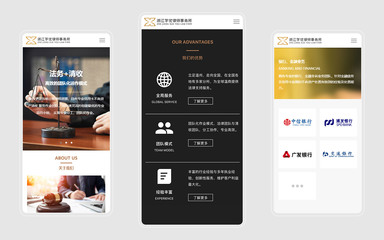 浙江學優律師事務所網站建設