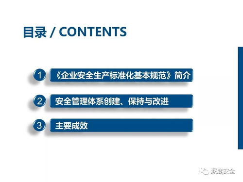 精品ppt 中國企業安全生產標準化的實踐經驗