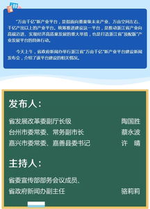 首批7個落子杭甬嘉紹臺 浙江要建設這樣的新產業平臺