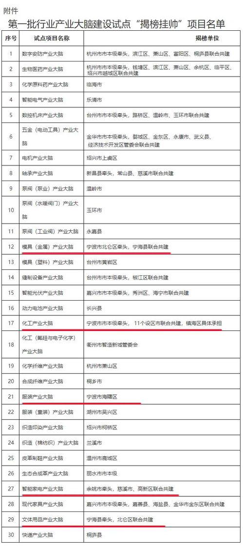 浙江首批行業產業大腦試點建設名單公布 5個大腦由寧波牽頭